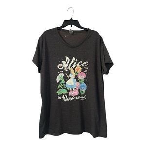 Disney Alice and Wonderland  Grey T-shirt Size 1XW